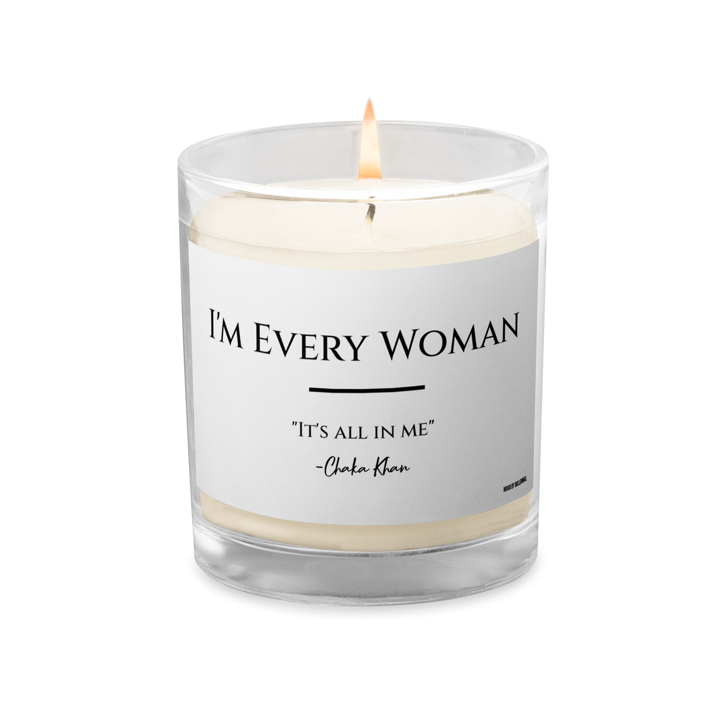 Lit Self Love candle creating warm, loving atmosphere for self-care