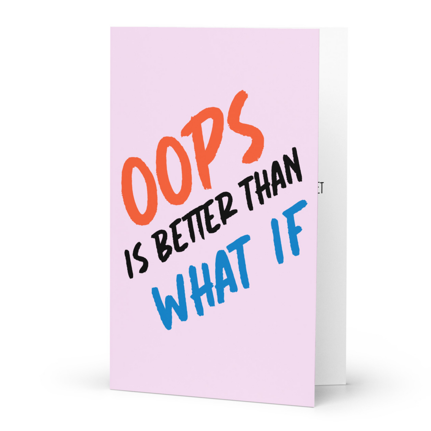 Oops You Did It Again Card