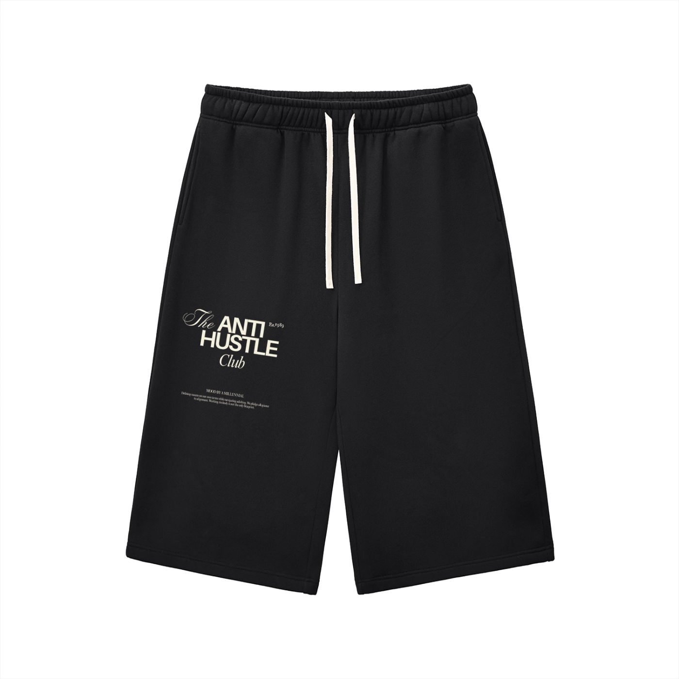 The "Anti Hustle" Club Capri Sweats
