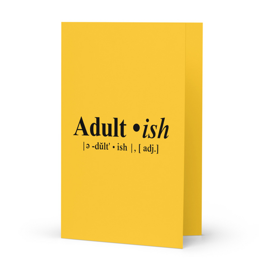 Adultish Card